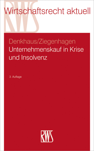 Cover image: Unternehmenskauf in Krise und Insolvenz 3rd edition
