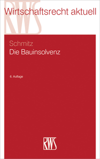 Imagen de portada: Die Bauinsolvenz 6th edition