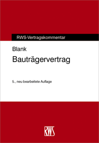 Cover image: Bauträgervertrag 5th edition
