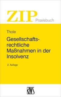 Titelbild: Gesellschaftsrechtliche Maßnahmen in der Insolvenz 2nd edition 9783814554617
