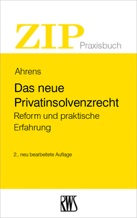 Titelbild: Das neue Privatinsolvenzrecht 2nd edition 9783814554693