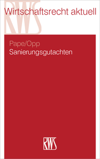Titelbild: Sanierungsgutachten 1st edition