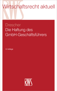 Imagen de portada: Die Haftung des GmbH-Geschäftsführers 8th edition