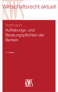 Cover image: Aufklärungs- und Beratungspflichten der Banken 11th edition