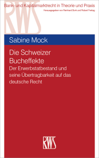 Cover image: Die Schweizer Bucheffekte 1st edition