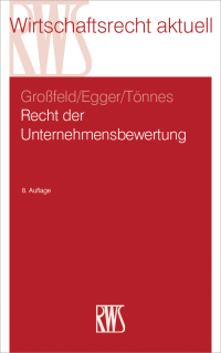 Cover image: Recht der Unternehmensbewertung 8th edition