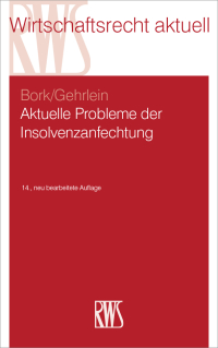 Imagen de portada: Aktuelle Probleme der Insolvenzanfechtung 14th edition