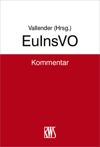 Titelbild: EuInsVO 1st edition