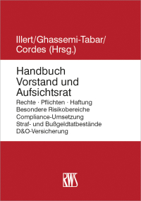 Omslagafbeelding: Handbuch Vorstand und Aufsichtsrat 1st edition