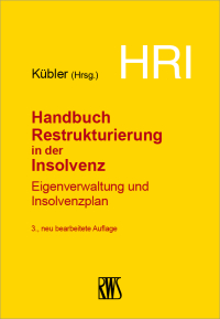 Titelbild: HRI – Handbuch Restrukturierung in der Insolvenz 3rd edition