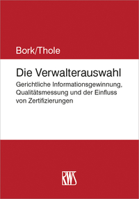 Imagen de portada: Die Verwalterauswahl 1st edition