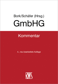 Cover image: GmbHG 4th edition 9783814558196