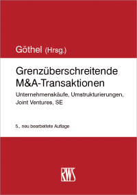 Titelbild: Grenzüberschreitende M&A-Transaktionen 5th edition 9783814558257