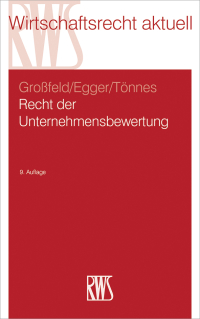 Cover image: Recht der Unternehmensbewertung 9th edition 9783814558288