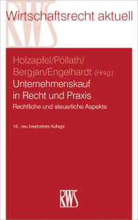 Imagen de portada: Unternehmenskauf in Recht und Praxis 16th edition 9783814558431