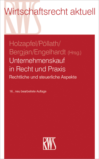 Cover image: Unternehmenskauf in Recht und Praxis 16th edition 9783814558431