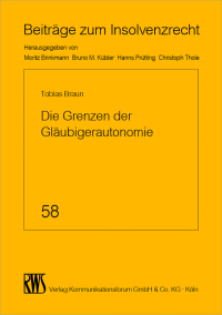 Cover image: Die Grenzen der Gläubigerautonomie 1st edition 9783814558547