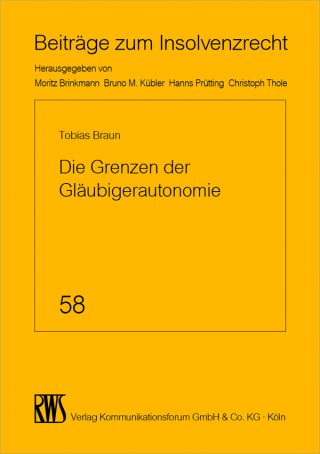 Imagen de portada: Die Grenzen der Gläubigerautonomie 1st edition 9783814558547