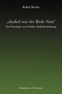 Cover image: "dunkel war der Rede Sinn" 9783826080289