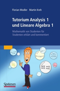 Imagen de portada: Tutorium Analysis 1 und Lineare Algebra 1 9783827423450
