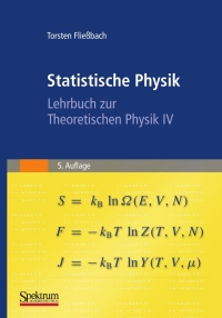 Cover image: Statistische Physik 5th edition 9783827425270