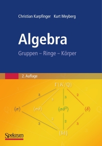 Titelbild: Algebra 2nd edition 9783827426000