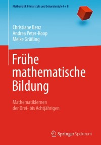 Cover image: Frühe mathematische Bildung 9783827426321