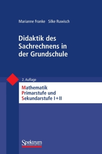 Titelbild: Didaktik des Sachrechnens in der Grundschule 2nd edition 9783827420428