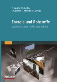 Cover image: Energie und Rohstoffe 9783827427977