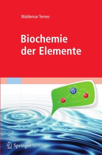 Cover image: Biochemie der Elemente 9783827430199