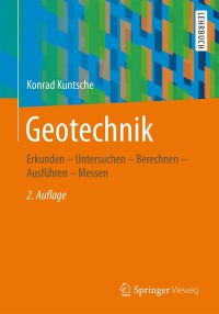Cover image: Geotechnik 2nd edition 9783834804129