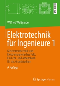 Titelbild: Elektrotechnik für Ingenieure 1 9th edition 9783834809032