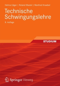 Cover image: Technische Schwingungslehre 8th edition 9783834813961