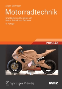 صورة الغلاف: Motorradtechnik 8th edition 9783834817167