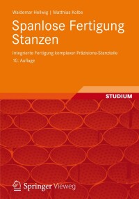 Imagen de portada: Spanlose Fertigung Stanzen 10th edition 9783834818027