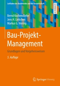 Cover image: Bau-Projekt-Management 5th edition 9783834818232