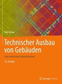 Cover image: Technischer Ausbau von Gebäuden 10th edition 9783834818324