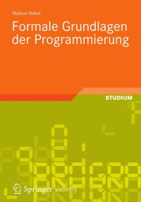 Omslagafbeelding: Formale Grundlagen der Programmierung 9783834818898