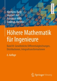 صورة الغلاف: Höhere Mathematik für Ingenieure 6th edition 9783834819437