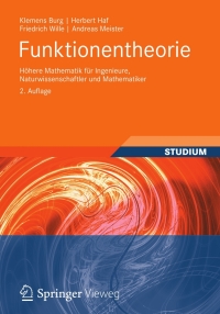 Cover image: Funktionentheorie 2nd edition 9783834819529