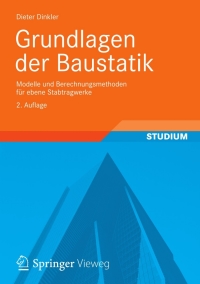 Titelbild: Grundlagen der Baustatik 2nd edition 9783834823717