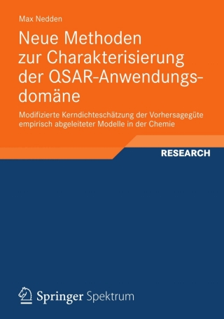 Cover image: Neue Methoden zur Charakterisierung der QSAR-Anwendungsdomäne 9783834824882