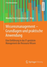 Imagen de portada: Wissensmanagement - Grundlagen und praktische Anwendung 9783834801166