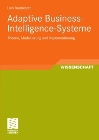 Cover image: Adaptive Business-Intelligence-Systeme 9783834814784