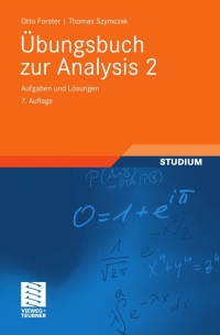 Imagen de portada: Übungsbuch zur Analysis 2 7th edition 9783834812537