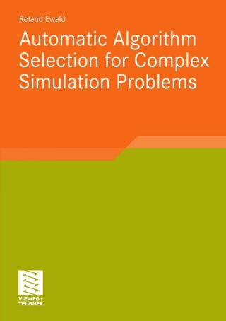 Cover image: Automatic Algorithm Selection for Complex Simulation Problems 9783834815422