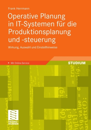Imagen de portada: Operative Planung in IT-Systemen für die Produktionsplanung und -steuerung 9783834812094