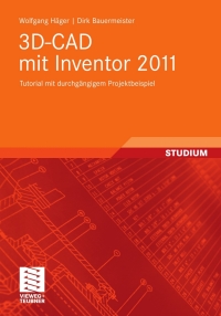 Immagine di copertina: 3D-CAD mit Inventor 2011 9783834816269