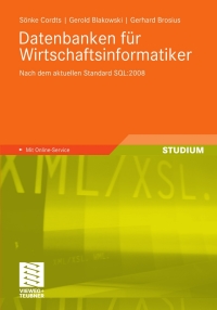 Cover image: Datenbanken für Wirtschaftsinformatiker 9783834813824