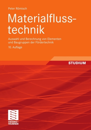 Imagen de portada: Materialflusstechnik 10th edition 9783834814852